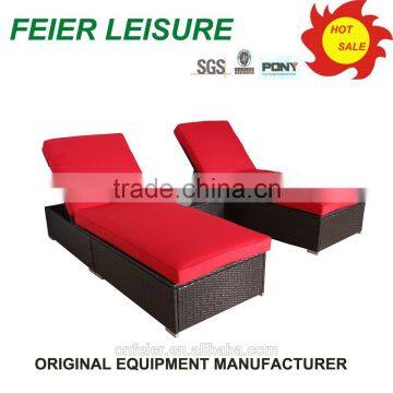 portable lounge alum wicker rattan outdoor furniture