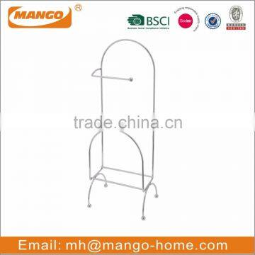 Chrome Plating Metal Wire Wall Mounted Bathroom Shelf photo-4