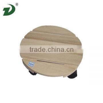 Wood sunoko with wheels convenient