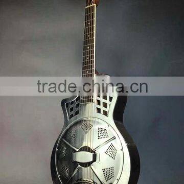 40 Inch Chrome Metal Resonator Guitar With Blues Slide photo-2