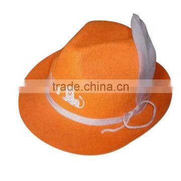 Best Sale St. Patrick's Day Fashion Wool Felt Hat Blank Body Wholesale With Ribbon Feather for Man Woman Promotion Gifts photo-6