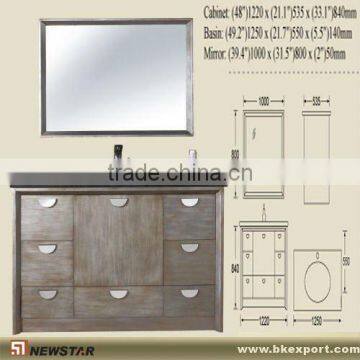 Grey big bthroom cabinets