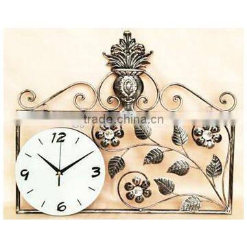 Vintage flower wall clock home furnishing(GZH-113)