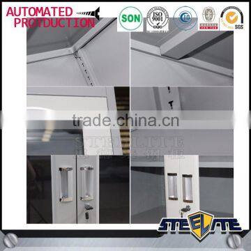 Laboratory Equipment 2 Glass Doors Lab Steel Cupboard photo-4