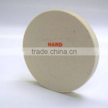100% Hard Wool Felt Polishing Wheels for Stainless Steel Glass Marble photo-2