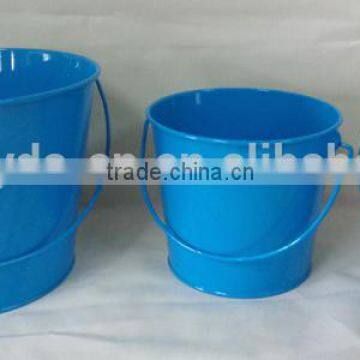 Metal garden bucket/powder coated bucket