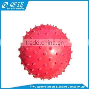 Eco-friednly and non-toxic PVC 10cm soft sensory massage ball toy for children