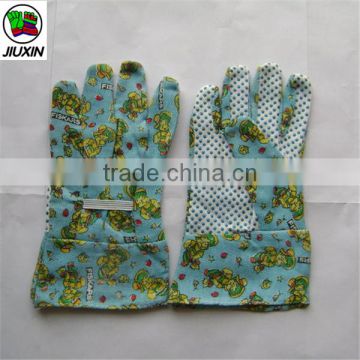 Drill cotton children garden gloves