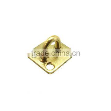 2-5/8" Safety Hasp With Loose Staple Brass Plated, Door Hasp, Steel Hasp Staple Set photo-5