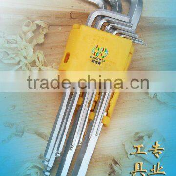 9PCS Extra Long Hex Key