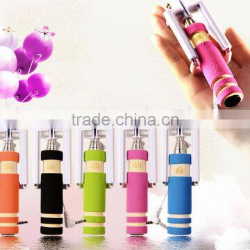 E2015 easy to carry pocket mini foldable selfie stick with high quality