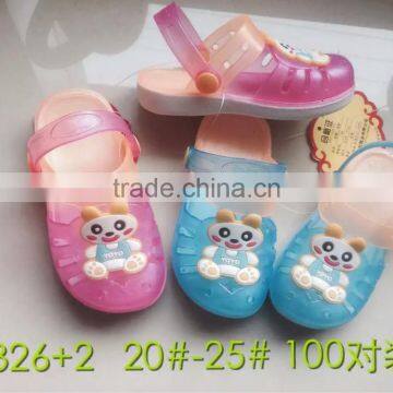 cute carton unisex clog for kids