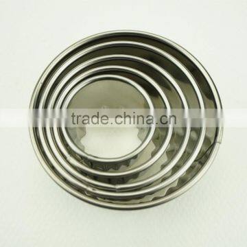 47099 5 Pcs Round Shape Stainless Steel Cookie Cutter Set photo-4
