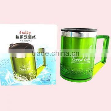 Stainless Steel Double Wall Mug With Handle photo-2