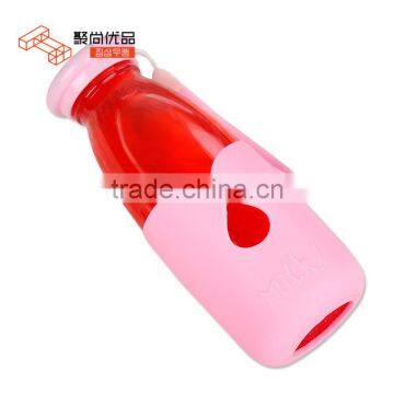 L00056 2017 High Quality Stylish Design Custom Handmade Pyrex Heat-Resistant Clear Glasses Bottles