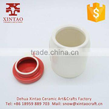 Wholesale Export Tableware Ceramic Jar for Cookies With Strawberry Design photo-3