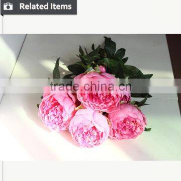 Whoesale Artificial Flower Making Peony China Factory Manufacturer photo-4