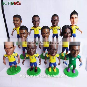 Football player for world up;famous men soccer player;football player doll,custom football team player