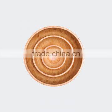 Harmless Wood Bowl Blanks Bamboo Salad Bowl Set photo-2