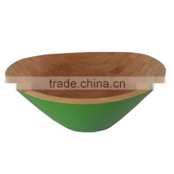 Custmon size bamboo products bowls dinnerware type and colorful bamboo products