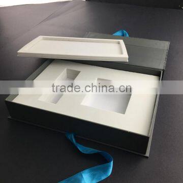 Custom Ribbon Magnet Electronic Art Works Gift Box With Insert Foam photo-5