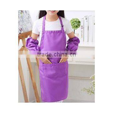 diy printed LOGO Children's aprons, children in kindergarten painting clothes galleries Advertising apron