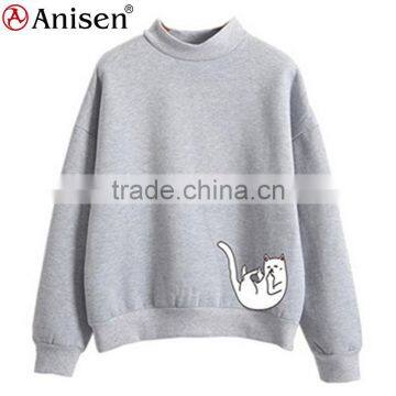Oem Factory 100 Polyester Ladies Sweatshirts photo-2