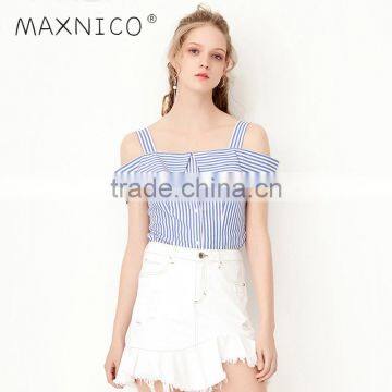 MAXINEGIO LADY OFF SHOULDER TOP WOMEN AND CLOTHING WOMEN