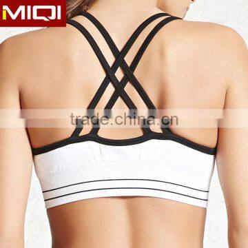 Popular design of girls sports bra with top quality sports bra custom for woman sport wear