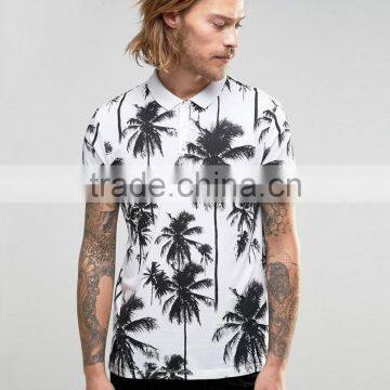 MGOO High Quality Sublimation All Over Print Mens Polos Team Workwear 100 Polyester Tops Shirt photo-2
