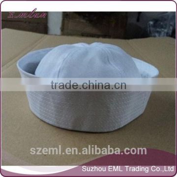 Wholesale white custom sailor hat made in china