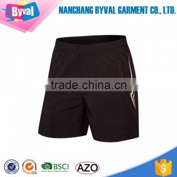 100% polyester sports running shorts for men wholesale