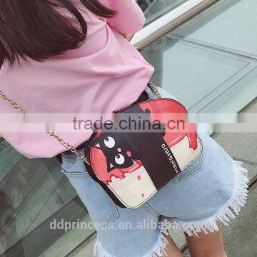 2017 Girls Handbag Single Shoulderbag Summer Long Chain Cosmetic Bag photo-5