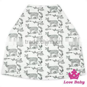 CT-83 Lovebaby Yiwu Wholesale Muti Purpose White Fabric Printed Animal Baby Car Covers