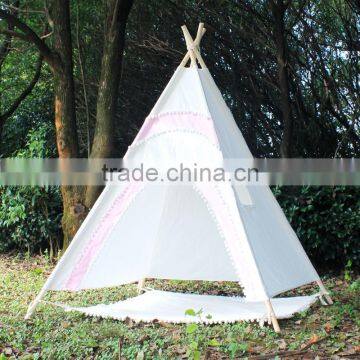 ShiJ Manufacturer Pink Round Door Party Beach Teepee Tipi Tent photo-4