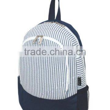 High quality seersucker white Toddler Backpack