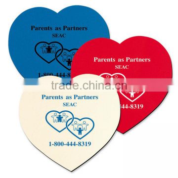 USA Made Heart Jar Opener - genuine rubber construction with a textured gripping surface and comes with your logo