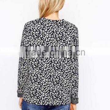 Maternity Sweatshirt in Super Soft Animal Print China Products photo-2