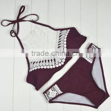 Polyester Bikini Different Size for Choice & Padded Blue Girls Swimwear 59377 photo-2