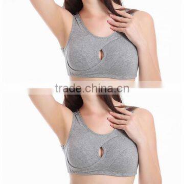 Hollow Breathable Cotton Sleep Bra photo-4