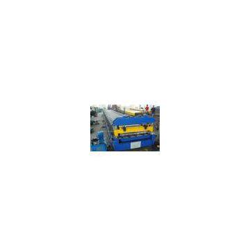Colored steel arc plate forming machine