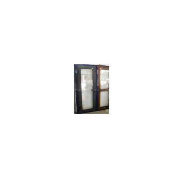 1.4mm profile thickness custom-made color aluminum hinged doors for commercial door