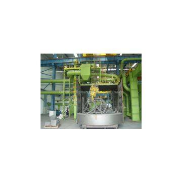 High Quality Turntable Deburring Shot Blasting Machine