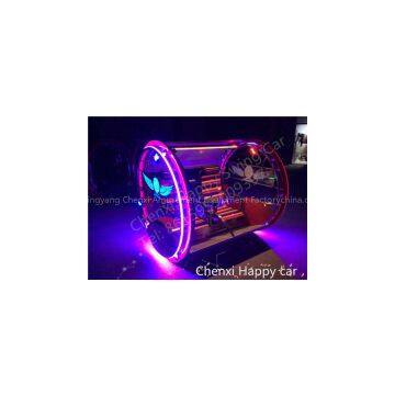 2016 Stainless Steel Amusement Park 360degree Rotating Kiddie Car Ride for Racing