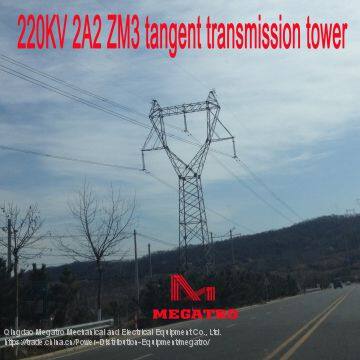 MEGATRO 220KV 2A2 ZM3 Tangent Transmission Tower photo-2