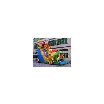 Commercial Inflatable Car Slide For Rental / Inflatable Dry Slide For Amusement Park