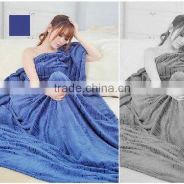 Hot Sale Wholesale Hometextile Bedding Sheet Set China Factory 100% Polyester Ultra Soft Fabric Solid Coral Fleece Blankets photo-2