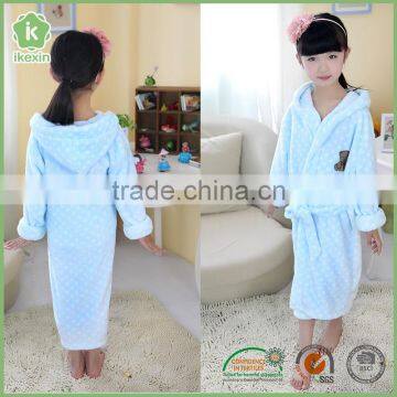 Warp Knitting Fabric Polyester Girl Robes Wholesale