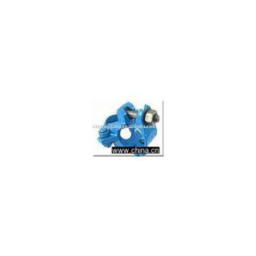 angle iron dimension/double clamp/scaffolding coupler/crossed fastener system