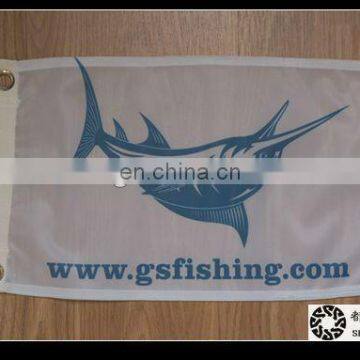 Customized Logo Printing Small Size Boat Flag Printing